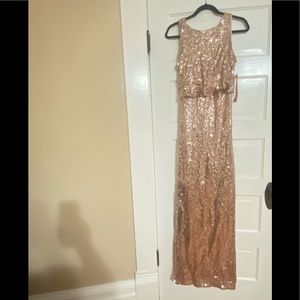 Rose Gold Bridesmaid Dress